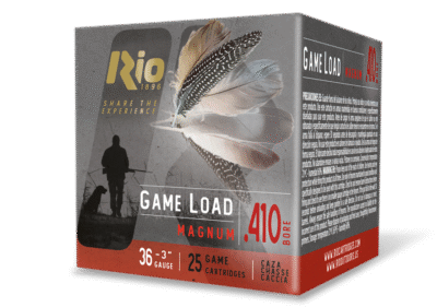 RIO Cal. 410ga #4, 65mm, 11gr, 405m/s (1328fps)